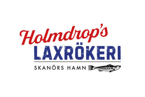 Logo Holmdrops Laxrökeri i Skanör